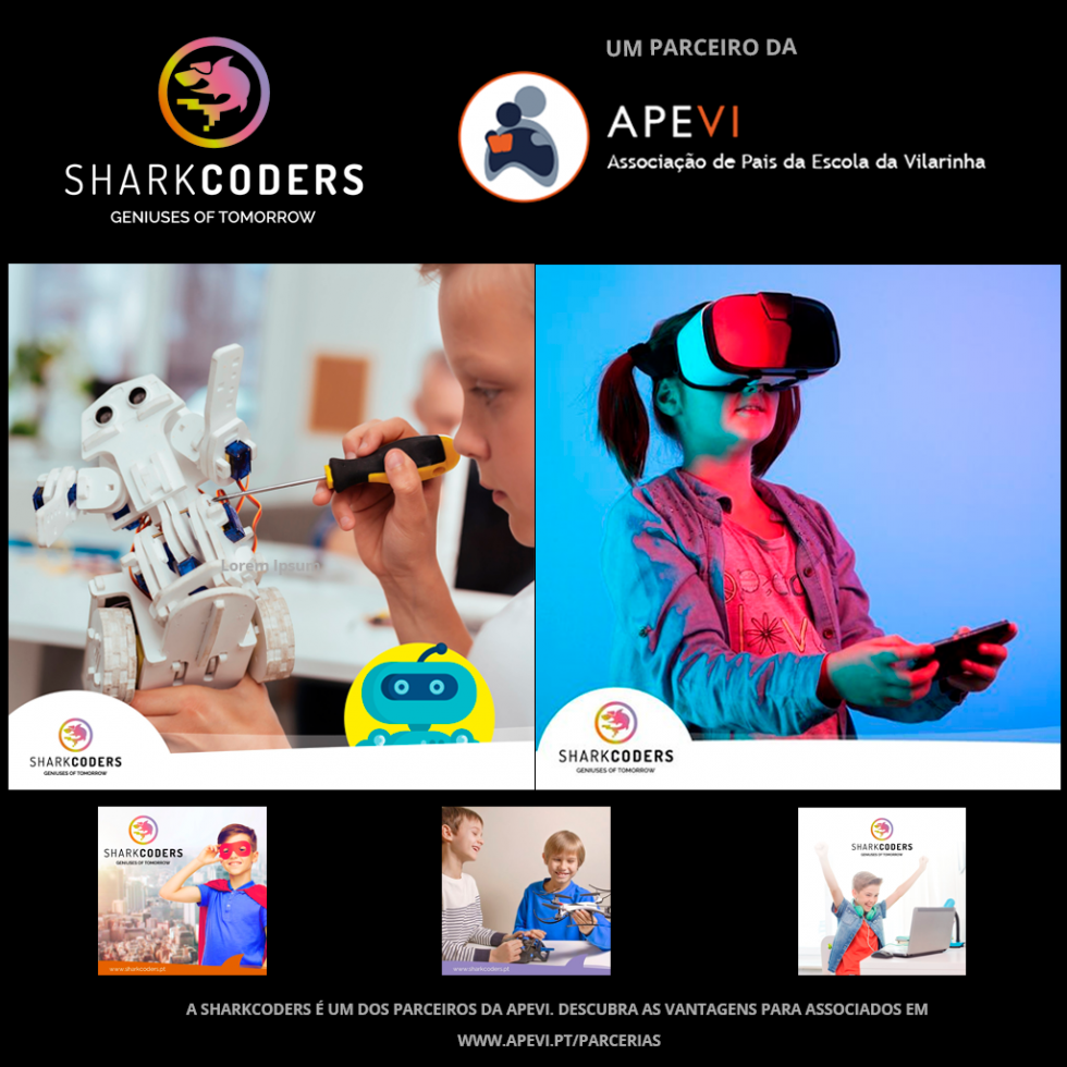 Sharkcoders: Robôs, programação e muito mais - APEVI | Associação de ...