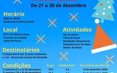 Natal 2020: Atividades de Férias