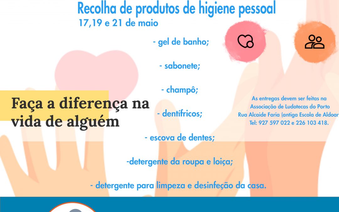 Campanha Solidária: 17,19 e 21 de Maio