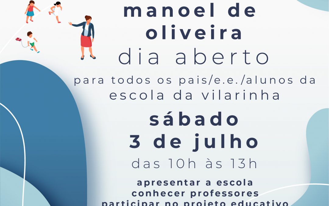 CONVITE: Dia aberto – 3 de Julho
