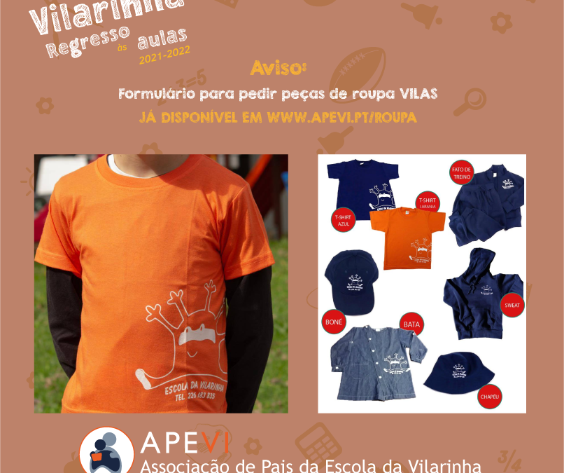 Formulário trajes Vilas já online