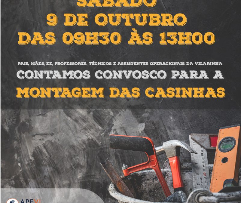 Convite: Montagem das Casinhas
