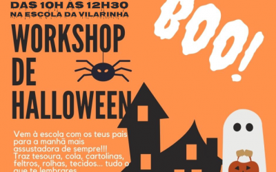 Boo! Workshop de Halloween na Vilarinha