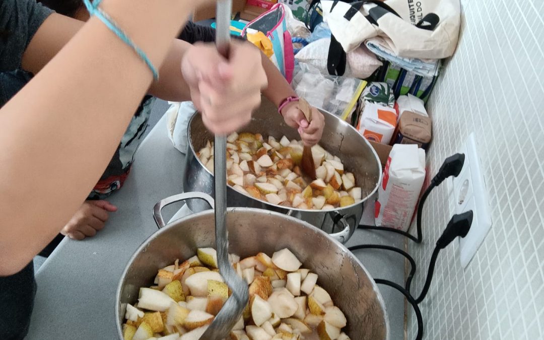 Sabores de Outono: As compotas de pera do 3ºA