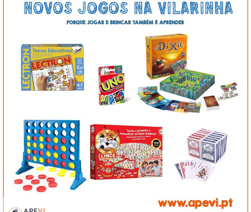 Novos jogos em todas as turmas do 1ºCiclo