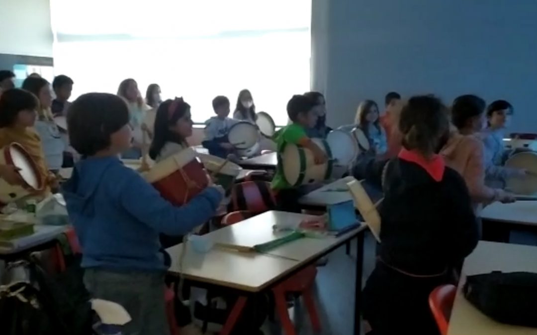 Aula de Música: Paz, Amor, Liberdade, Igualdade. Vilarinha