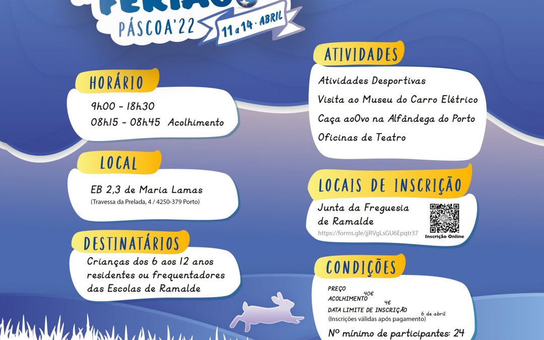 Campos de Férias de Ramalde: Páscoa 2022