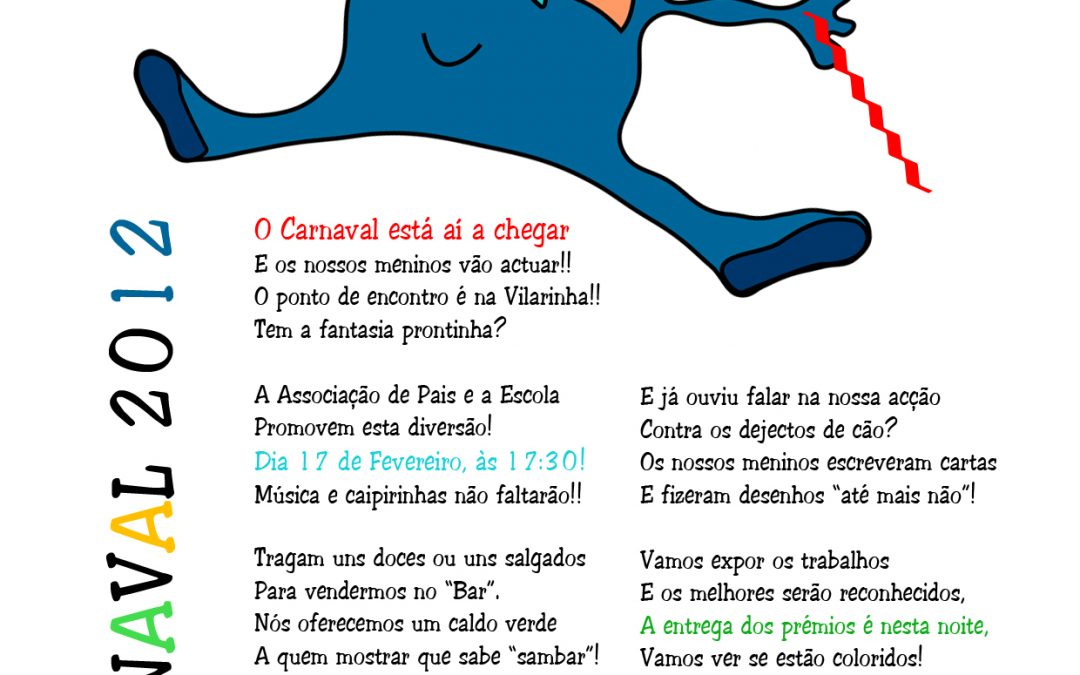 Cartaz: Festa de Carnaval 2012