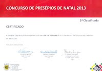 Vilarinha vence o concurso “Postais e Presépios de Natal 2013”