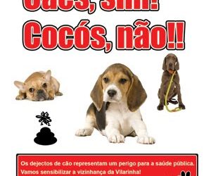 Ação de sensibilização «Cães sim, dejetos não!»