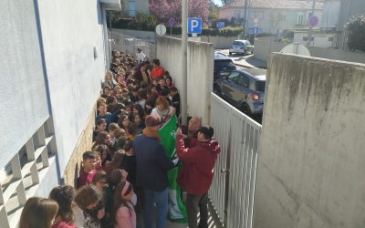 Hastear da bandeira Verde Eco-Escolas