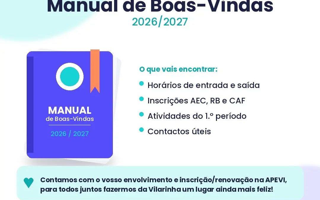 Manual Boa-vindas 2026/2027