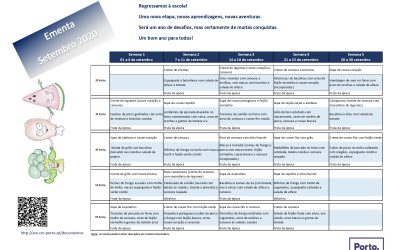 Ementa Setembro 2020