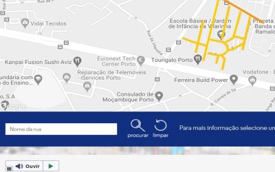 Obras na zona circundante da Escola